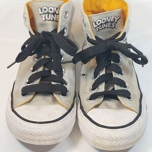 Converse Looney Toons Bugs Bunny Converse High Top Size Mens 4 Women's Size 6